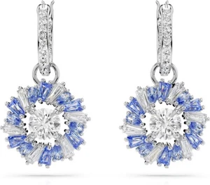 NWB Swarovski Idyllia drop earrings Mixed cuts, Flower, Rhodium plated-5680016 - Picture 1 of 6