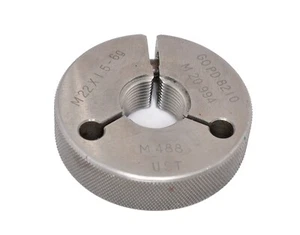 Medidor de anillo métrico M22 x 1,5 ~ Go NotGo ~ M22 1,5 UST - Imagen 1 de 1