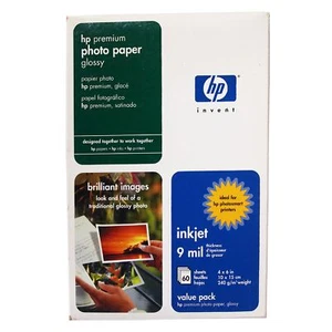 HP Premium Photo Paper Glossy - 4 x 6 in - 60 sheets  - Picture 1 of 2