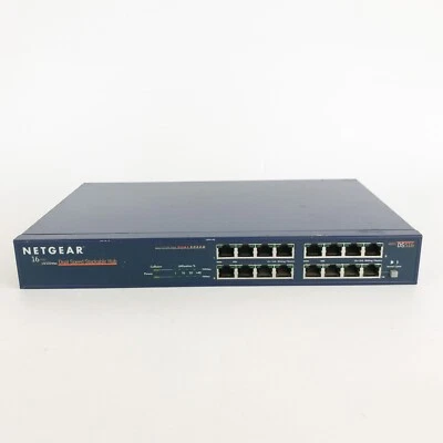 Netgear DS516 10/100Mbps 16 Port Stackable Network Hub / Switch - Image 1 of 4