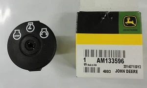 John Deere OEM Zündschloss AM133596 LT190 SST16 X 300 320 500 710 738 950R - Bild 1 von 2