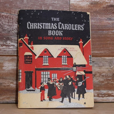 圣诞颂歌者歌曲和故事书 1935 年 Torstein Kvamme 复古 — 第 1/4 张图片