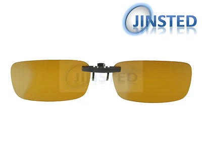 High Quality Yellow Clip On Polarised Fishing Sunglasses Light Polarized ACP009 - Image 1 of 3
