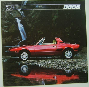 Fiat X1/9 1500 1982-83 Original UK Foldout Sales Brochure September 1982 - Picture 1 of 1