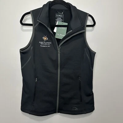 NWT L.L Bean Size Medium Lightweight Full Zip Grey Vest - Image 1 of 4