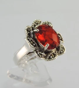 Anillo de mujer con turmalina / plata 925 / 56 (17,8 mm Ø) - Imagen 1 de 7