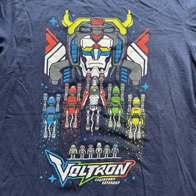 Voltron Legendary Defender Blue T Shirt Mens M Lootwear Exclusive - Image 1 of 4