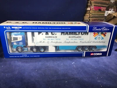 K-6 CORGI 1:50 SCALE DIE CAST TRUCK - CC12906 SCANIA TOPLINE FRIDGE TRAILER -  - Image 1 of 4