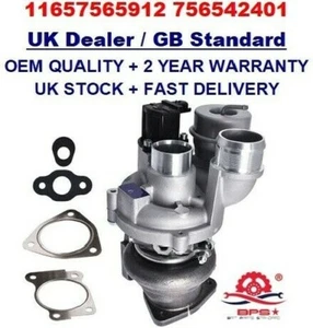 Turbocompresor 11657565912 756542401 para Mini R55 R56 R57 1.6 Turbo COOPER S - Imagen 1 de 6