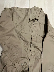 us marine corp,vintage khaki shirt, new old stock,1950's15.5x36,medium - Picture 1 of 6