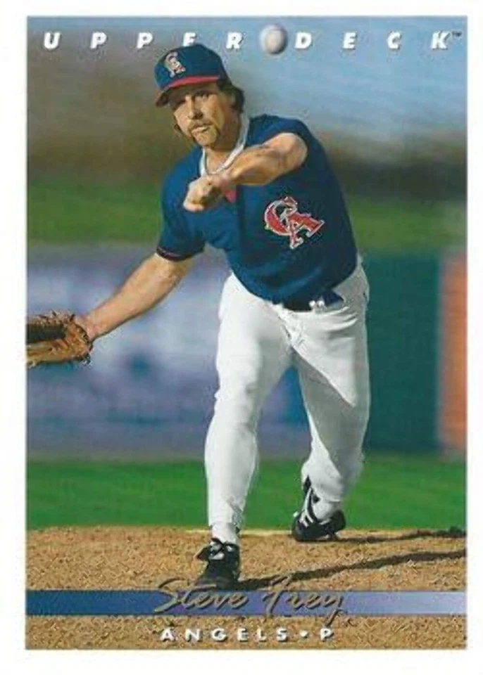 #750 Steve Frey - California Angels - 1993 Upper Deck Baseball - Image 1 of 1
