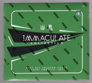 2021 PANINI IMMACULATE COLLECTION FOOTBALL FACTORY SEALED HOBBY BOX - Picture 1 of 2