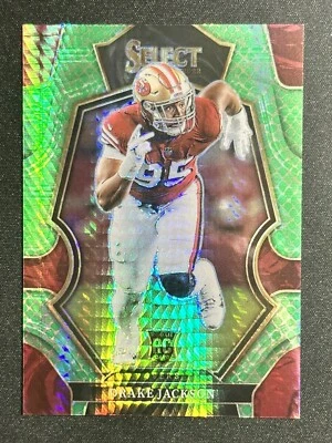 2022 Select Football Drake Jackson Rc Dragon Scale Refractor #/89 49’s - Image 1 of 2
