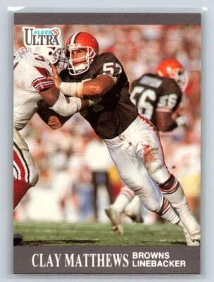 1991 Ultra #31a Clay Matthews - Image 1 of 2