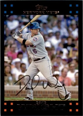 2007 TOPPS #260 DAVID WRIGHT NEW YORK METS - Image 1 of 2