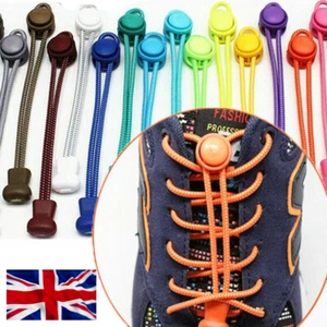 Cordones de zapatos sin cuerda para niños adultos elásticos perezosos zapatos de encaje - Imagen 1 de 13