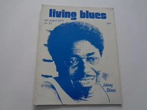 LIVING BLUES MAGAZINE - No. 22 - JULY/AUG, 1975 - L.C. ROBINSON, JOHNNY SHINES - Picture 1 of 4