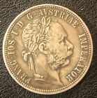 1879 Austria Florin  Silver World Coin Nice Details!