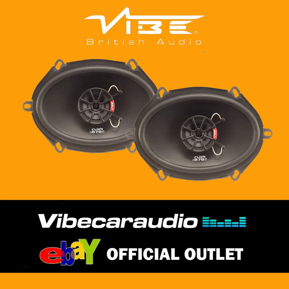 Ford Fusion 2003- Vibe Slick 57 V7 240 Watts 2 Way 5x7 Coaxial Speakers - Image 1 of 1