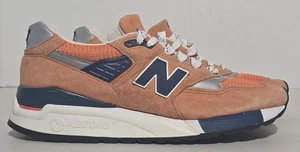 New Balance Mens 998 Abzorb Orange Navy Men Size US-8 M998CTL Running Shoe - Picture 1 of 12