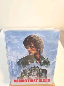 RAMBO FIRST BLOOD 4K UHD BLU-RAY STEELBOOK,PLUS BRAND NEW PROTECTOR CASE - Picture 1 of 24