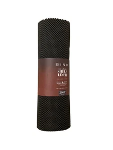 Bino Shelf Liner, Non-Adhesive Roll Drawer Liners 17.5 Inches X 20 Feet  Brown - Picture 1 of 4