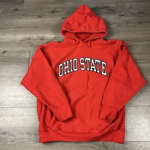 Sudadera con capucha de colección Ohio State Buckeyes Steve & Barry’s para hombre talla grande  - Imagen 1 de 7