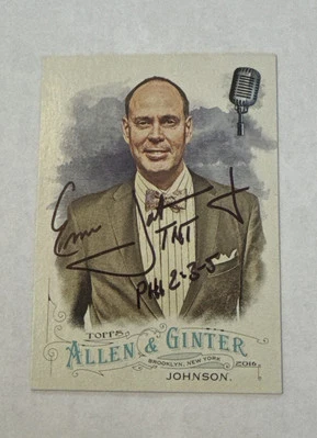 2016 Topps Allen & Ginter Ernie Johnson Signed Trading Card #203 TNT - Image 1 of 2