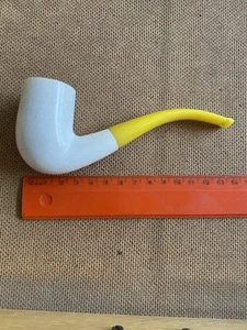 Pipa Schiuma Vintage Non Fumata Segnata - Foto 1 di 9
