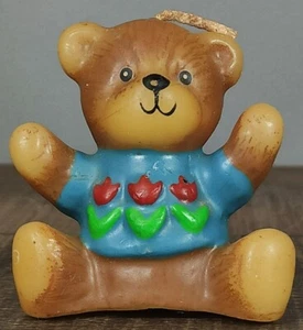 2¼” Tall Teddy Bear Candle New Unburned Decorative Candle - Picture 1 of 6