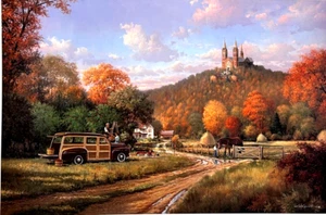 George Kovach Autumn At Holy Hill Signed And Numbered - Picture 1 of 1