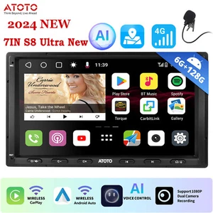 Radio de coche ATOTO S8UN 7" 6+128G Android 2-DIN para apple car play android autoI AI - Imagen 1 de 9