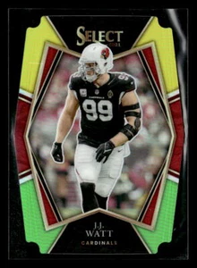 2021 Panini Select #103 J.J. Watt grün und gelb Prizm Stanzen Neuwertig/neuwertig - Bild 1 von 2