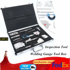 Schweißmessgerät Edelstahl Schweißen Messen Messgerät Kits Kombinieren Anzug 13 Stück USA - Bild 1 von 12