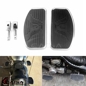 Pair Motorcycle Front Rider Floorboards For Honda Shadow VT400 VT750 2004-2012 - Picture 1 of 11