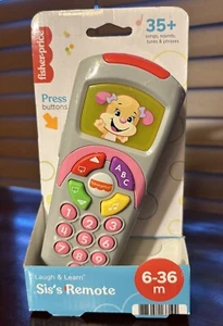 Fisher Price Laugh & Learn Number/Letters Sis’s Remote Song Sound Tune Phrases - Picture 1 of 2