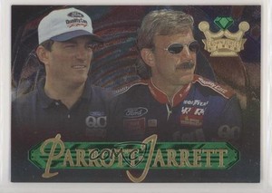 1996 Crown Jewels Elite Emerald /599 Dale Jarrett Todd Parrott #52 HOF