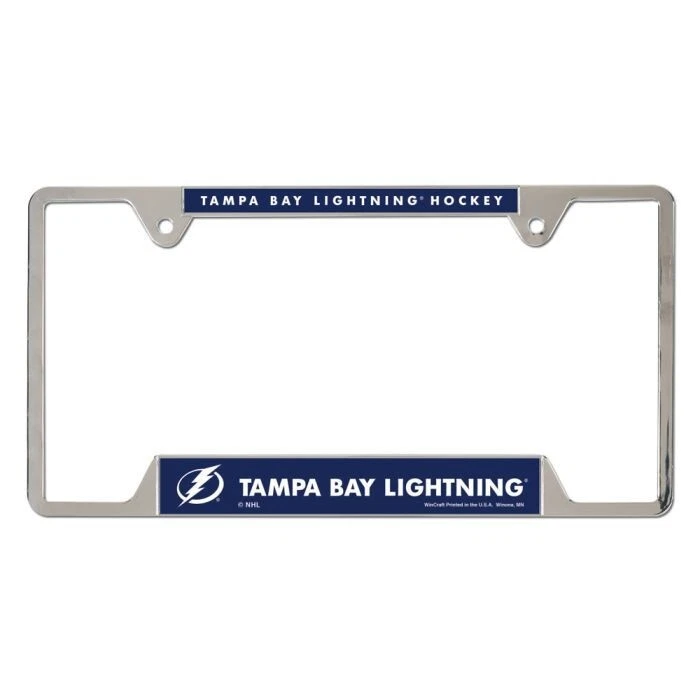 Tampa Bay Lightning License Plate Frame Metal - Image 1 of 1