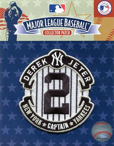 2014 DEREK JETER NEW YORK YANKEES RETIREMENT OFFICIAL MLB BASEBALL PATCH - Picture 1 of 1