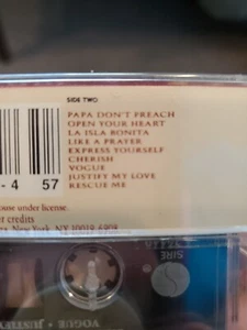The Immaculate Collection by Madonna Cassette, Nov-1990, Sire Brand New - Picture 1 of 7