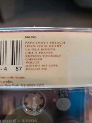 The Immaculate Collection by Madonna Cassette, Nov-1990, Sire Brand New  - Image 1 of 4