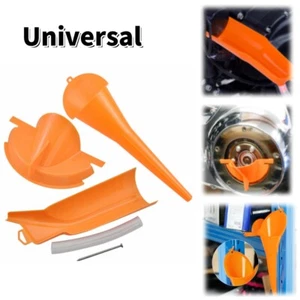 For Harley Crankcase Oil Fill Funnel Primary Case Drip-Free Filter Set Universal - Picture 1 of 13
