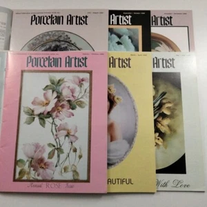 Porcelain Artist Magazine - Vintage Bundle Lot 6 Issues From 1989 Craft Hobbies - Bild 1 von 24