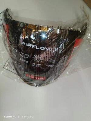 Visiera Lunga a Specchio Iridio ARGENTO per Casco LS2 Airflow II / Airflow 2 - Immagine 1 di 3