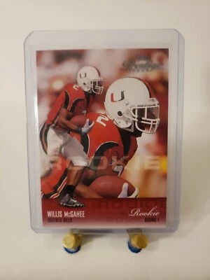 2003 Playoff Prestige Football #167 Willis McGahee RC - Image 1 of 2