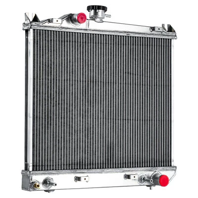 4-Row Aluminum Radiator For 1987-1991 1988 1989 1990 Dodge Dakota 2.2L 2.5L/3.9L Foto 1 de 4