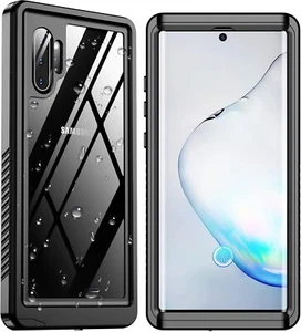 SPIDERCASE for Samsung Galaxy Note 10+ Plus Case Waterproof, [12FT Black - Picture 1 of 8