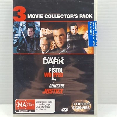 Against The Dark Pistol Whipped Renegade Justice 3 DVD Box Set Steven SeagalNEW - Image 1 of 2
