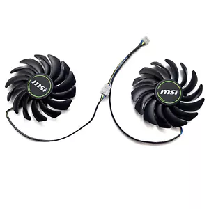 1 zestaw karty graficznej wentylatora chłodzącego do karty graficznej MSI RTX2060 SUPER 8GB VENTUS - Zdjęcie 1 z 17