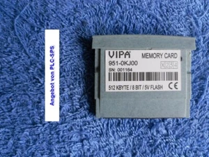1x VIPA Simatic S7 Memory Card 951-0KJ00, 5V-Flash 512K !! gelöscht ok. - Bild 1 von 2